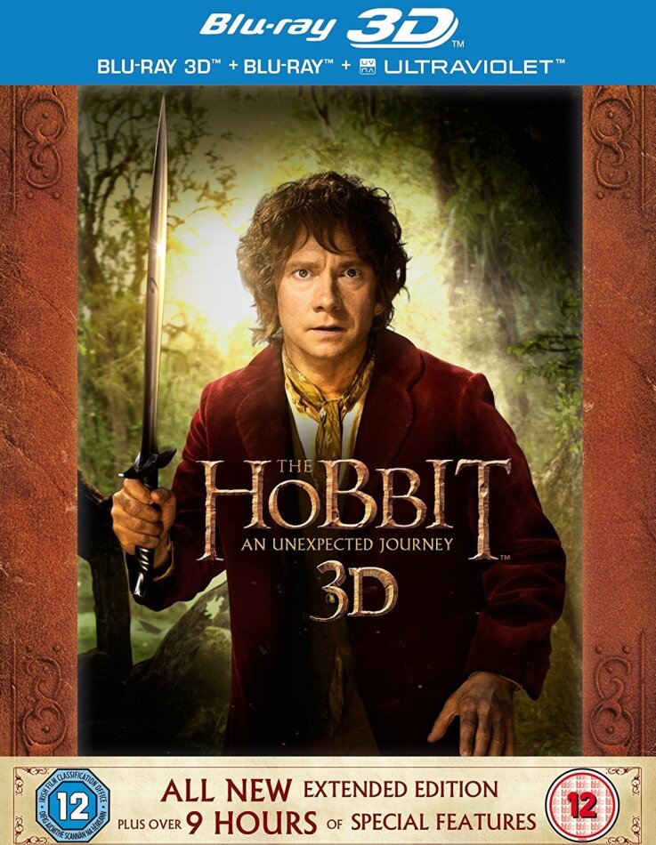 Hobbit: An Unexpected Journey - Hobbit: An Unexpected Journey [Extended Edition] (2012) Extended Edition, 5 Blu-ray 3D (+2D)