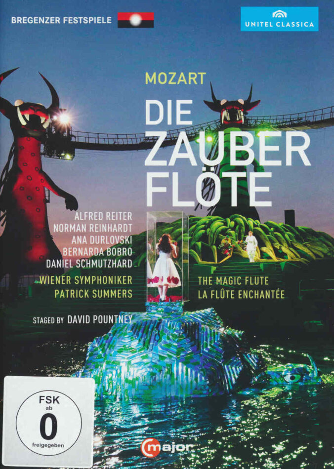 Wiener Symphoniker, Patrick Summers & Alfred Reiterer - Mozart - Die Zauberflöte C Major, Unitel Classica, Bregenzer Festspiele
