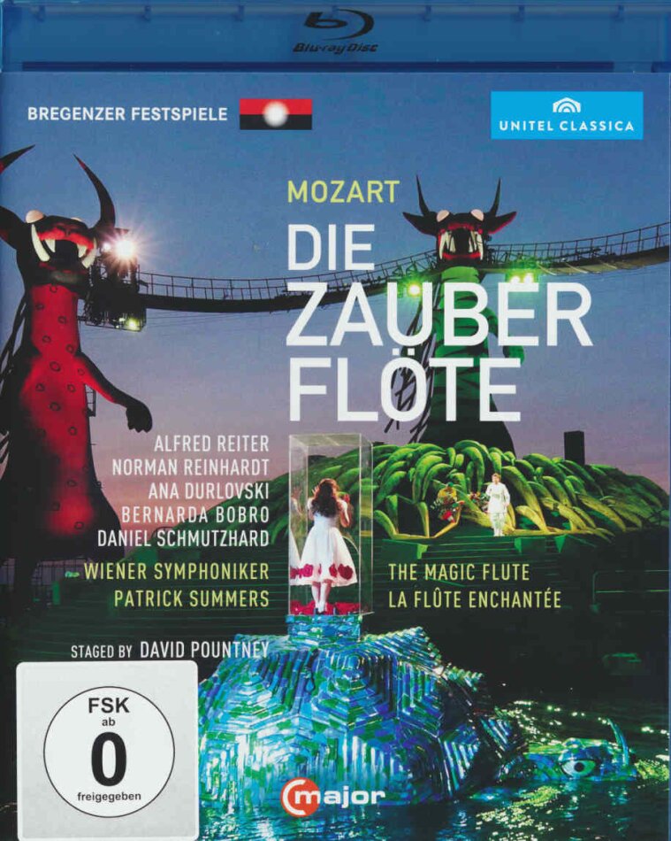 Wiener Symphoniker, Patrick Summers & Alfred Reiterer - Mozart - Die Zauberflöte C Major, Unitel Classica, Bregenzer Festspiele