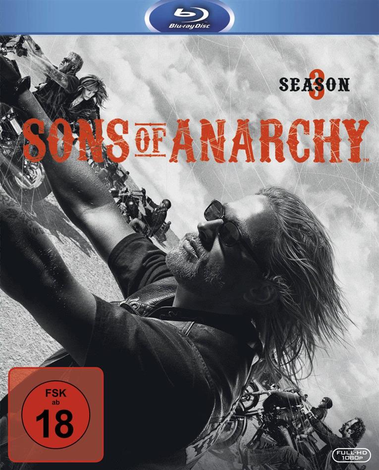 Sons of Anarchy - Staffel 3 4 Blu-rays