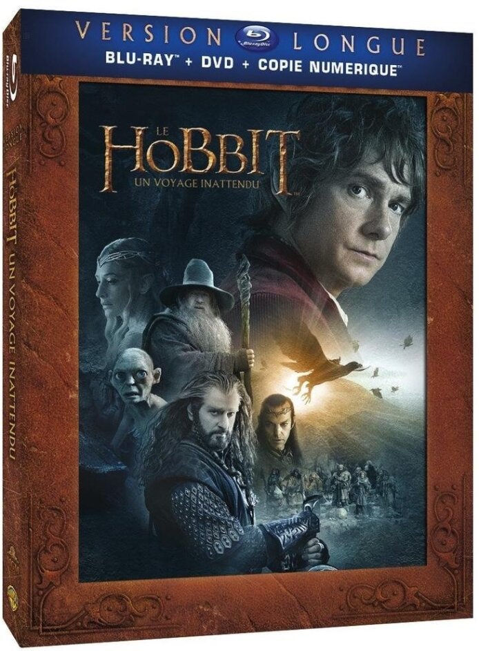 Le Hobbit - Un voyage inattendu (2012) Version Longue, 3 Blu-ray + 2 DVD