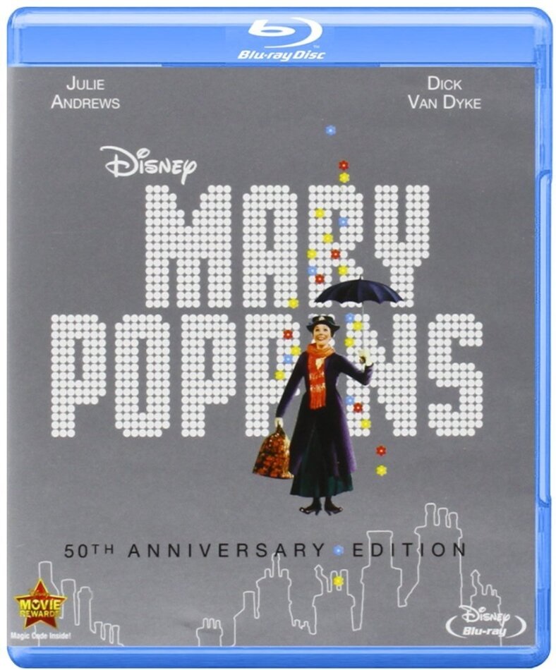 Mary Poppins (1964) 50th Anniversary Edition, Blu-ray + DVD
