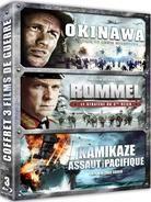 Coffret 3 films de guerre - Okinawa / Rommel / Kamikaze 3 Blu-ray