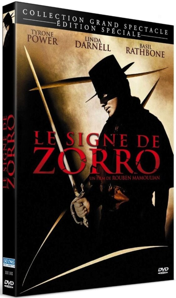 Le signe de Zorro (1940) Mediabook, n/b, Édition Spéciale, Blu-ray + DVD + Livre