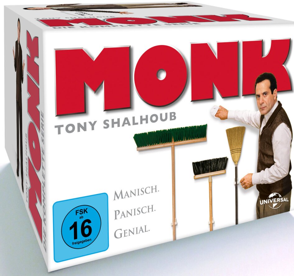 Monk - Die komplette Serie 32 DVDs