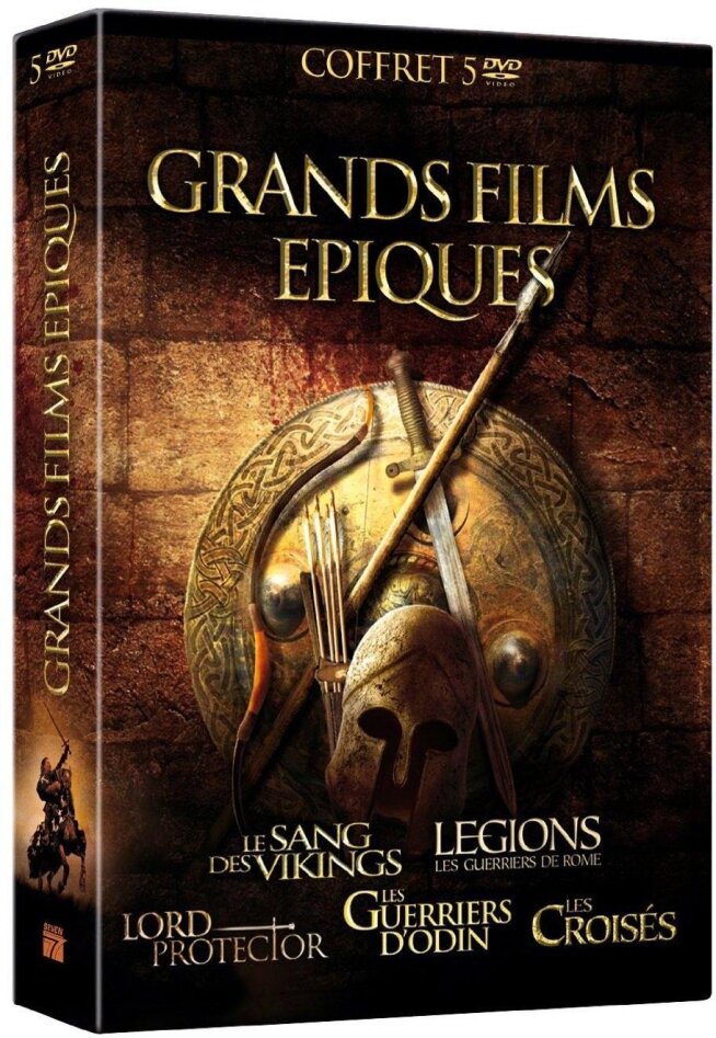 Grands films épiques - Le sang des Vikings / Legions / Lord Protector / Les guerriers d'Odin 5 DVDs