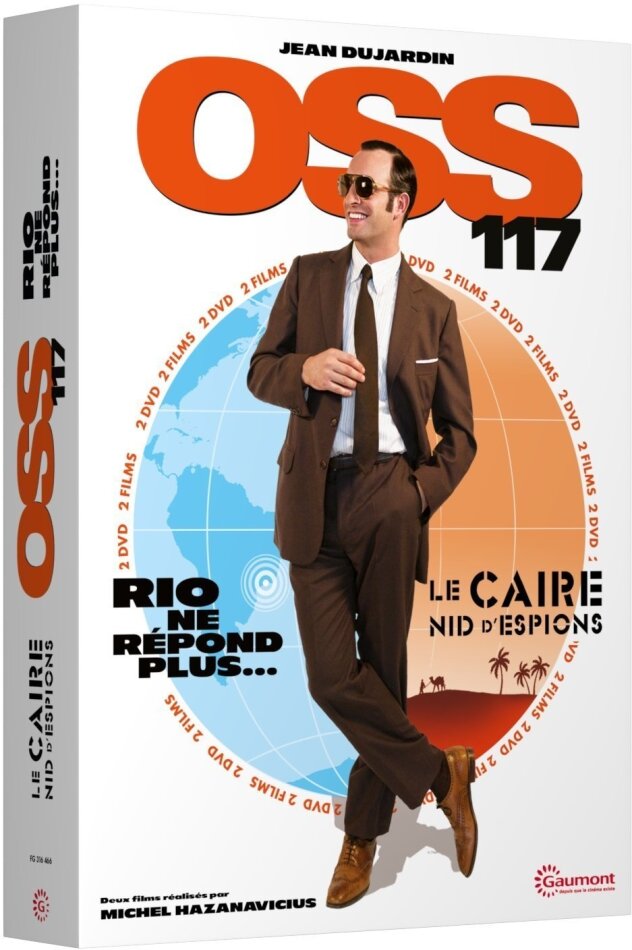 OSS 117 - Le caire, nid d'espions / Rio ne répond plus 2 DVD