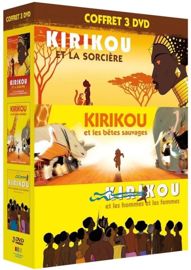 Kirikou - Coffret 3 films 3 DVD