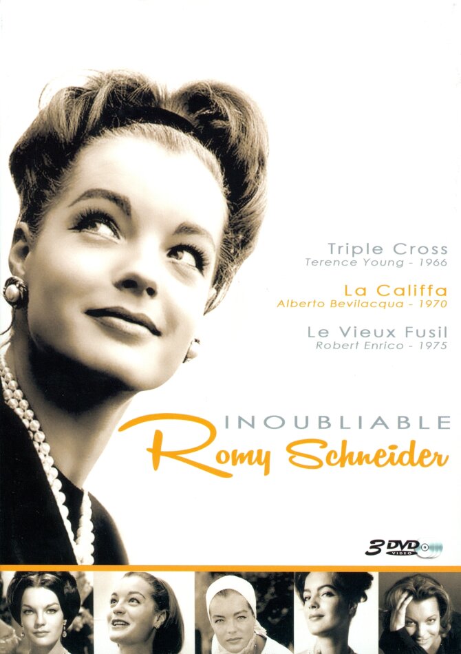 Romy Schneider - Inoubliable - Triple Cross / La Califfa / Le vieux fusil 3 DVDs