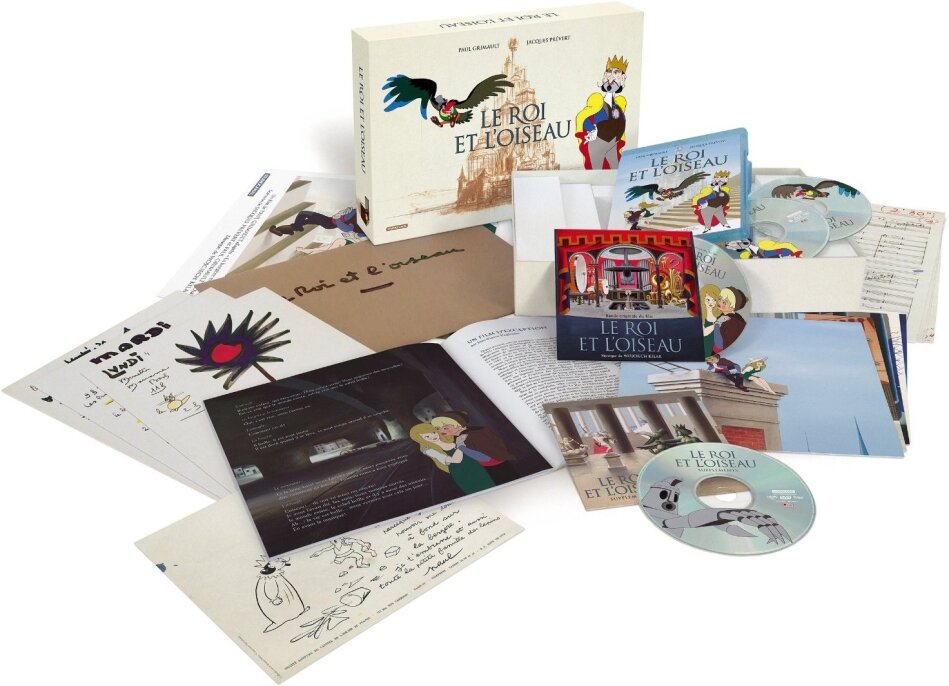 Le Roi et l'Oiseau (1980) Limited Deluxe Edition, Blu-ray + 2 DVDs + CD + Booklet