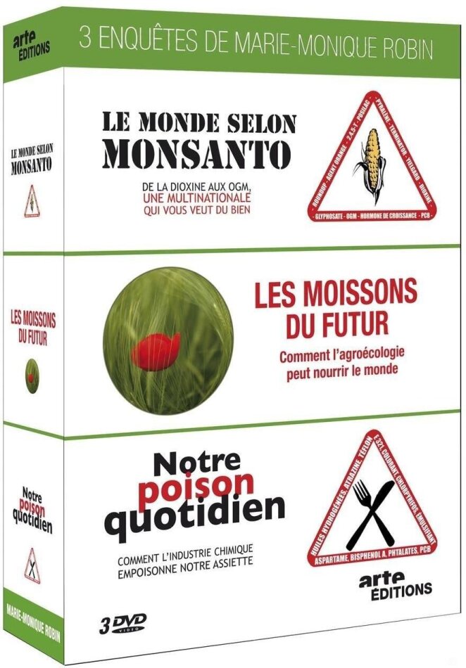Le monde selon Monsanto / Les moissons du futur / Notre poison quotidien (2008) 3 DVD