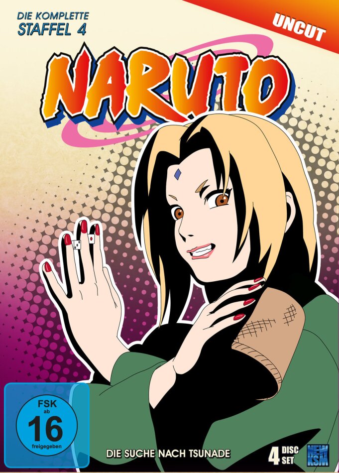 Naruto - Staffel 4 4 DVDs