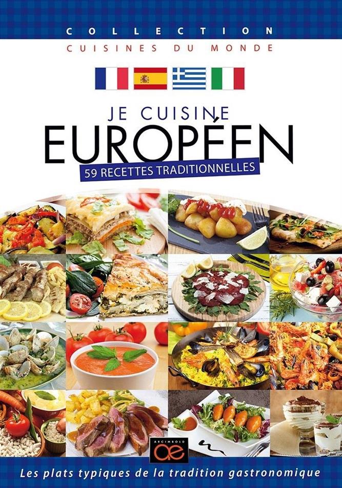 Je cuisine européen - 59 recettes traditionnelles Collection Cuisines Du Monde, 4 DVD