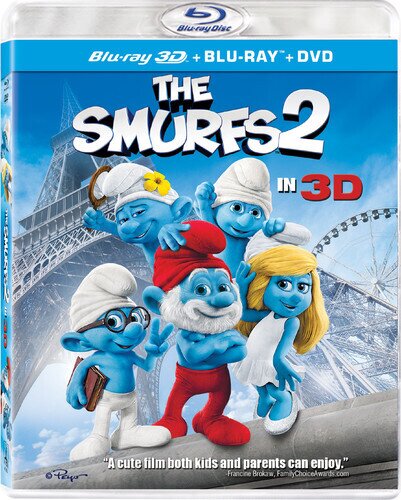 The Smurfs 2 (2013) Blu-ray 3D (+2D) + Blu-ray + DVD