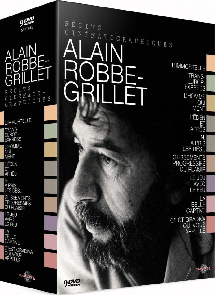 Alain Robbe-Grillet - Récits cinématographiques Box, 9 DVDs