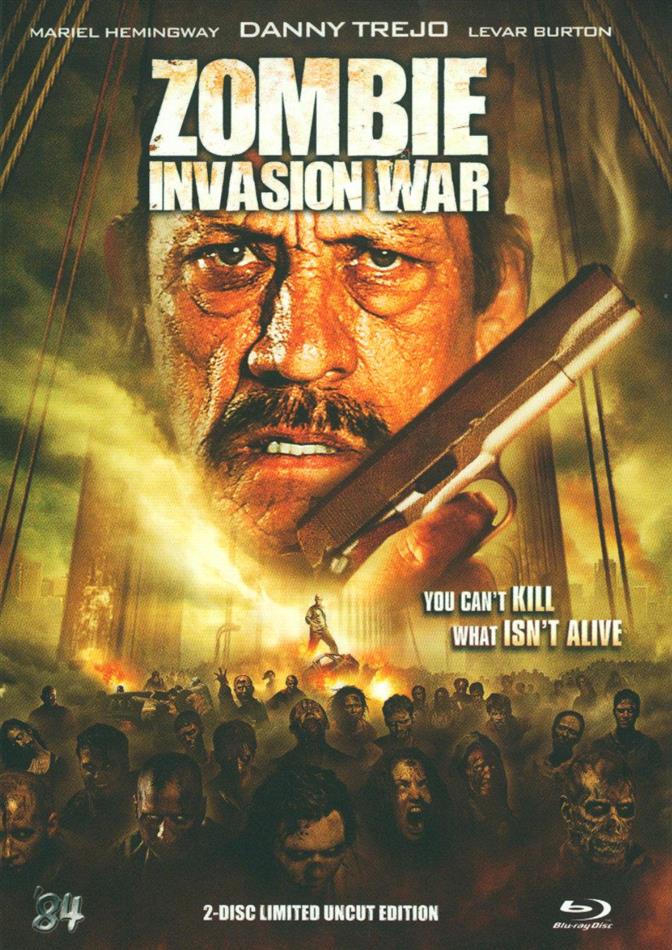 Zombie Invasion War (2012) Limited Edition, Mediabook, Uncut, Blu-ray 3D + Blu-ray + DVD