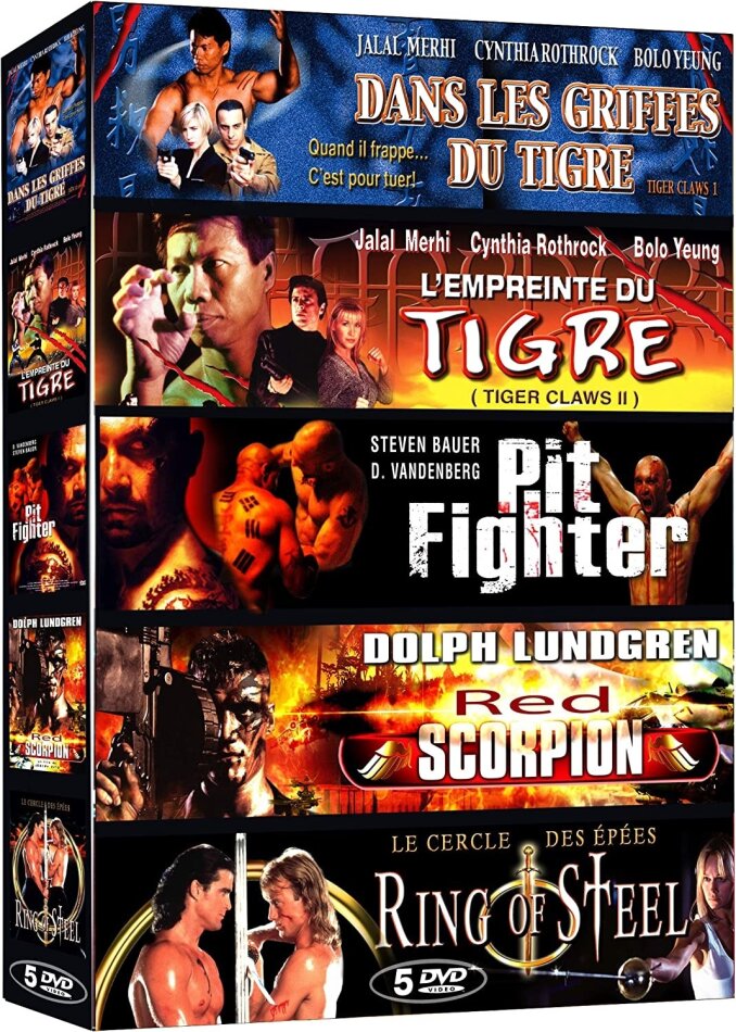 Coffret 5 films action - Vol. 2 5 DVD