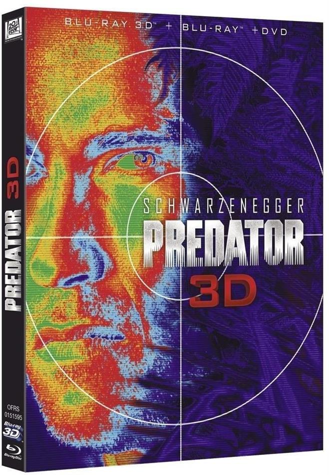 Predator (1987) Blu-ray 3D + Blu-ray + DVD
