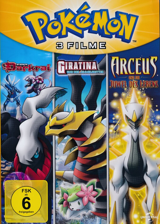 Pokémon 1 - 3 3 DVDs
