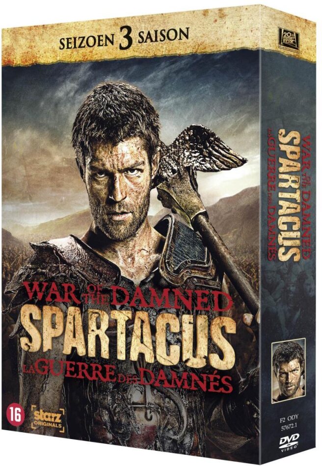 Spartacus: La Guerre des damnés - Saison 3 4 DVD