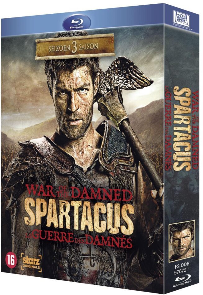 Spartacus: La Guerre des damnés - Saison 3 4 Blu-ray
