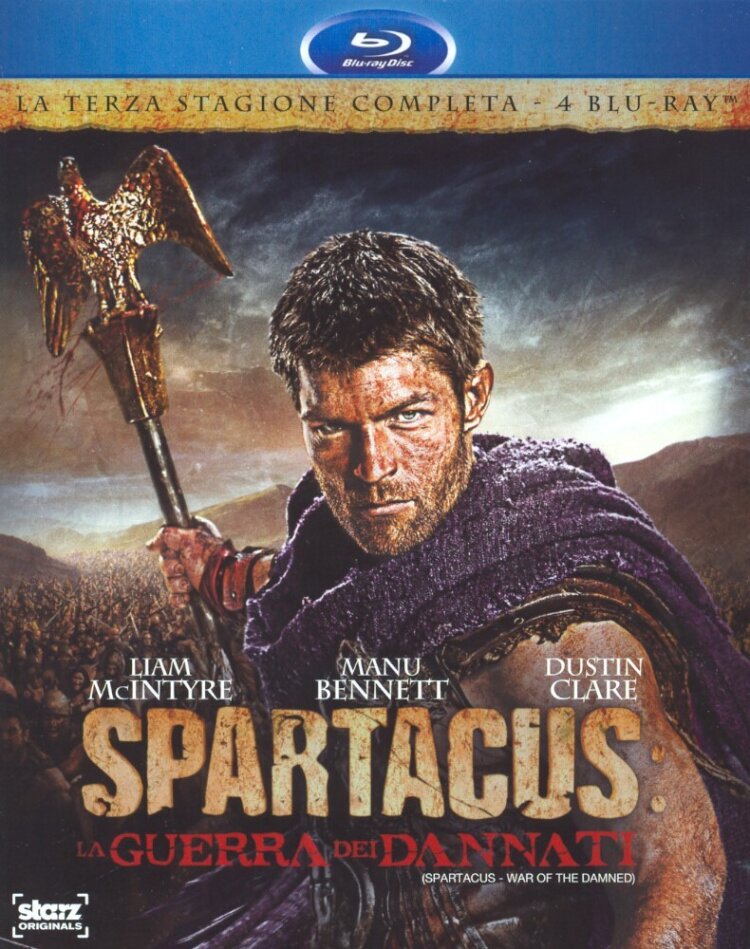 Spartacus: La guerra dei dannati - Stagione 3 4 Blu-ray
