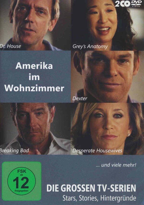Amerika im Wohnzimmer - Die grössten TV-Serien: Stars, Stories, Hintergründe 2 DVDs