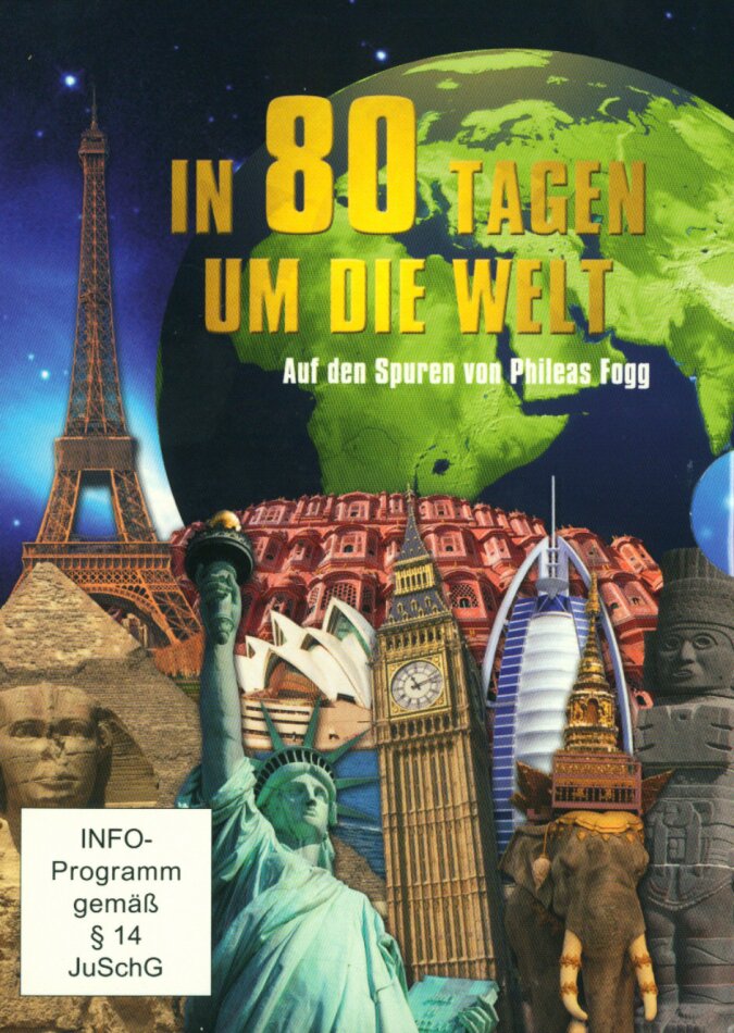 In 80 Tagen um die Welt - Auf den Spuren von Phileas Fogg 4 DVDs
