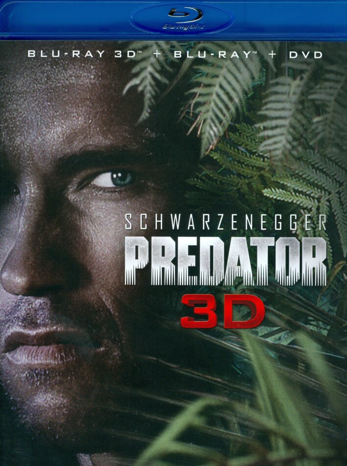 Predator (1987) Blu-ray 3D + Blu-ray + DVD