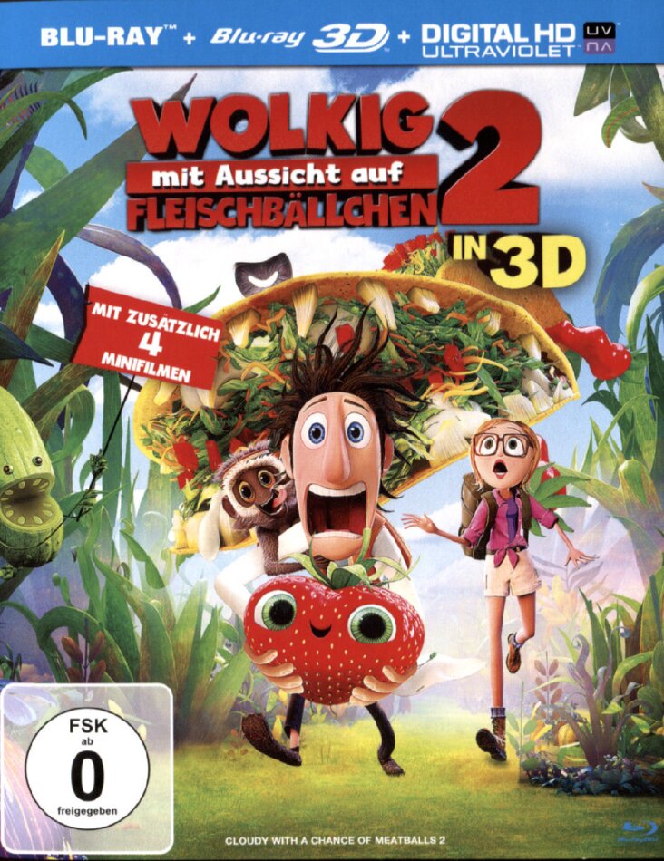 Wolkig mit Aussicht auf Fleischbällchen 2 (2013) Blu-ray 3D + Blu-ray