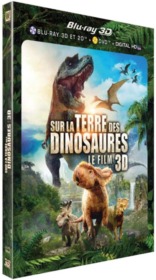 Sur la terre des dinosaures (2013) Blu-ray 3D + Blu-ray + DVD