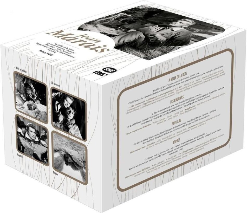 Jean Marais - Coffret 100 ans (1943) n/b, 8 DVD