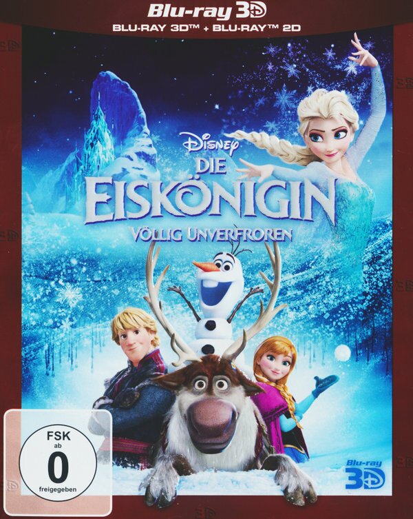 Die Eiskönigin - Völlig unverfroren (2013) Blu-ray 3D + Blu-ray