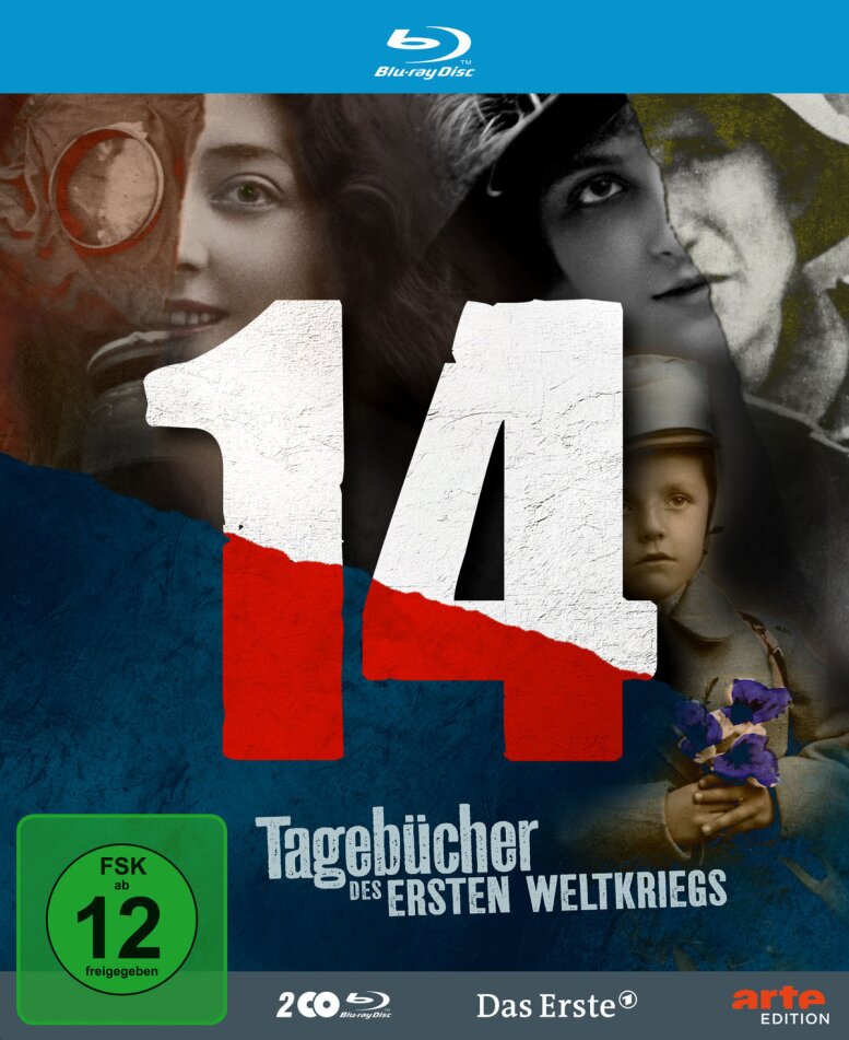 14 - Tagebücher des ersten Weltkriegs Arte Edition, 2 Blu-ray