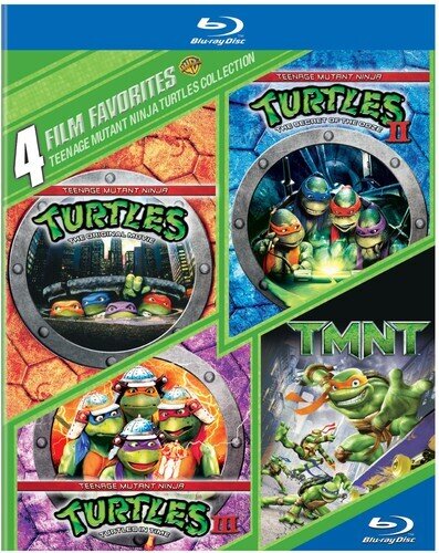 Teenage Mutant Ninja Turtles Collection - 4 Film Favorites 4 Blu-rays