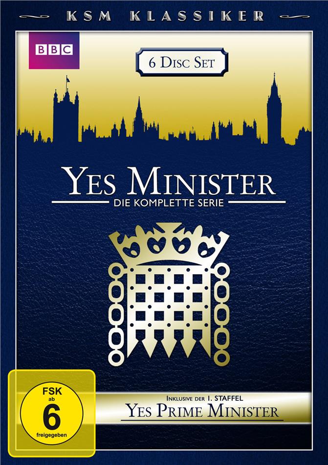 Yes Minister / Yes, Prime Minister - Die komplette Serie 6 DVD
