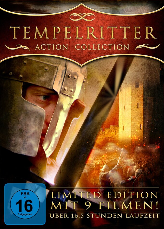 Tempelritter Action Collection Limited Edition, 3 DVDs