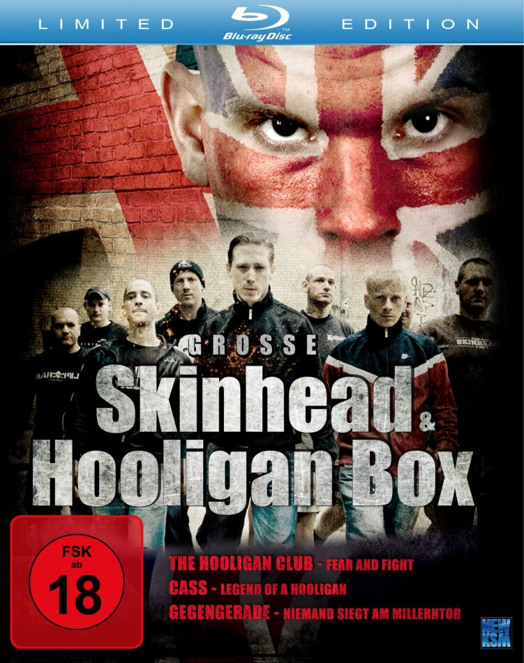 Grosse Skinhead & Hooligan Box Edizione Limitata, 3 Blu-ray