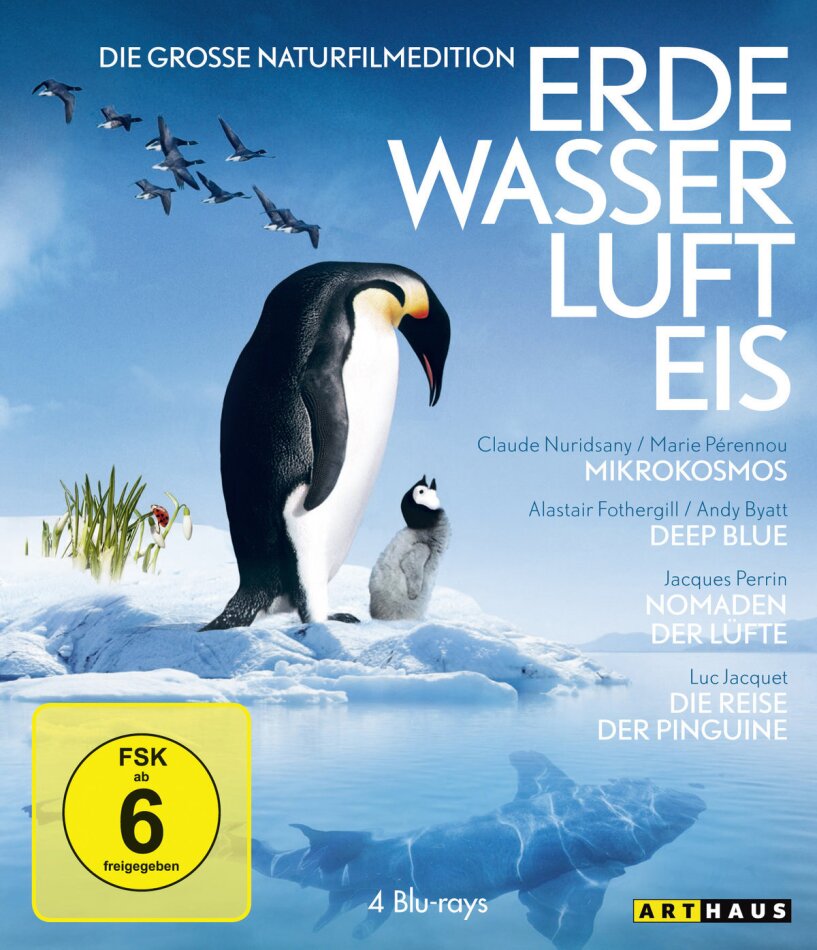 Erde Wasser Luft Eis New Edition, 4 Blu-rays