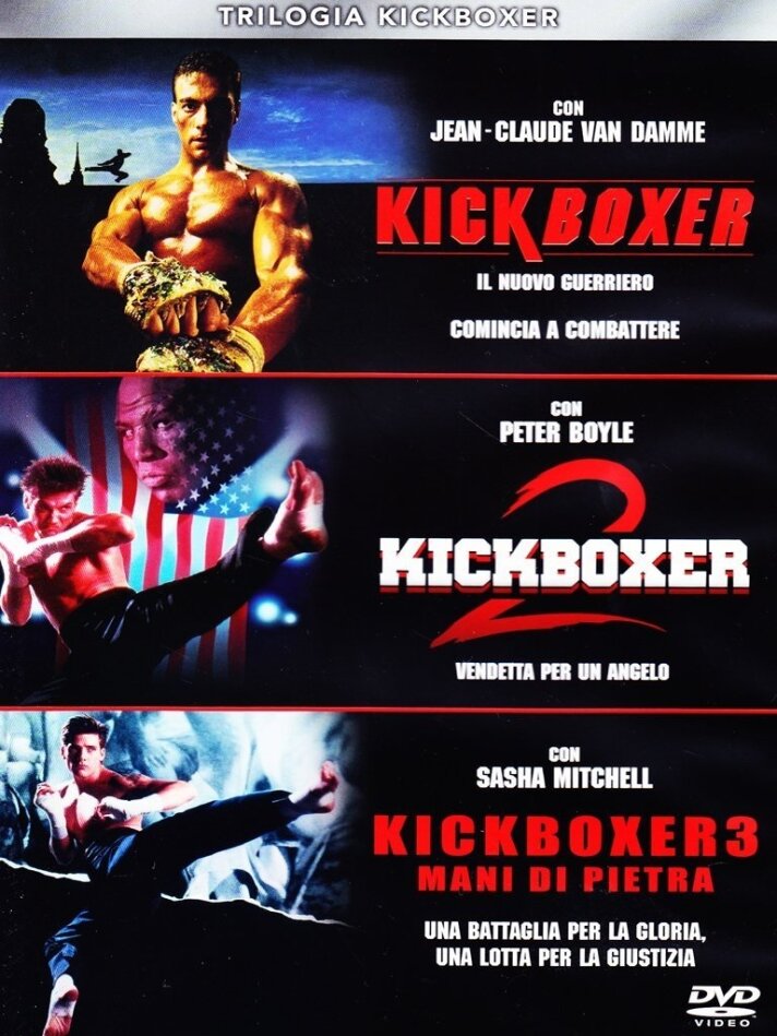 Kickboxer 1-3 - Trilogia 3 DVDs