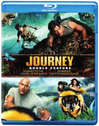 Journey to the Center of the Earth / Journey 2: The Mysterious Island 2 Blu-rays