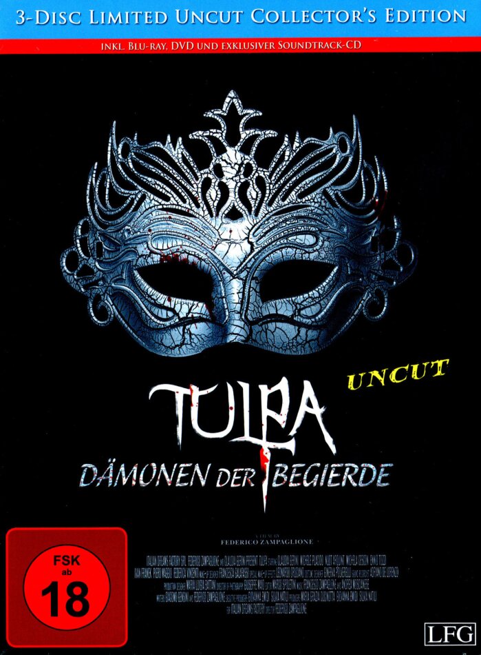 Tulpa (2012) Collector's Edition, Limited Edition, Uncut, Blu-ray + DVD + CD