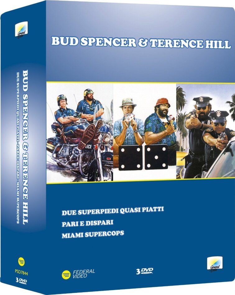 Bud Spencer & Terence Hill - I due superpiedi quasi piatti / Miami Supercops / Pari e dispari 3 DVD