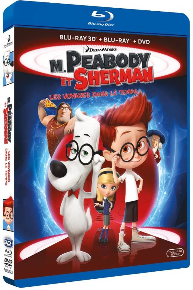 M. Peabody et Sherman - Les voyages dans le temps (2014) Blu-ray 3D + Blu-ray + DVD