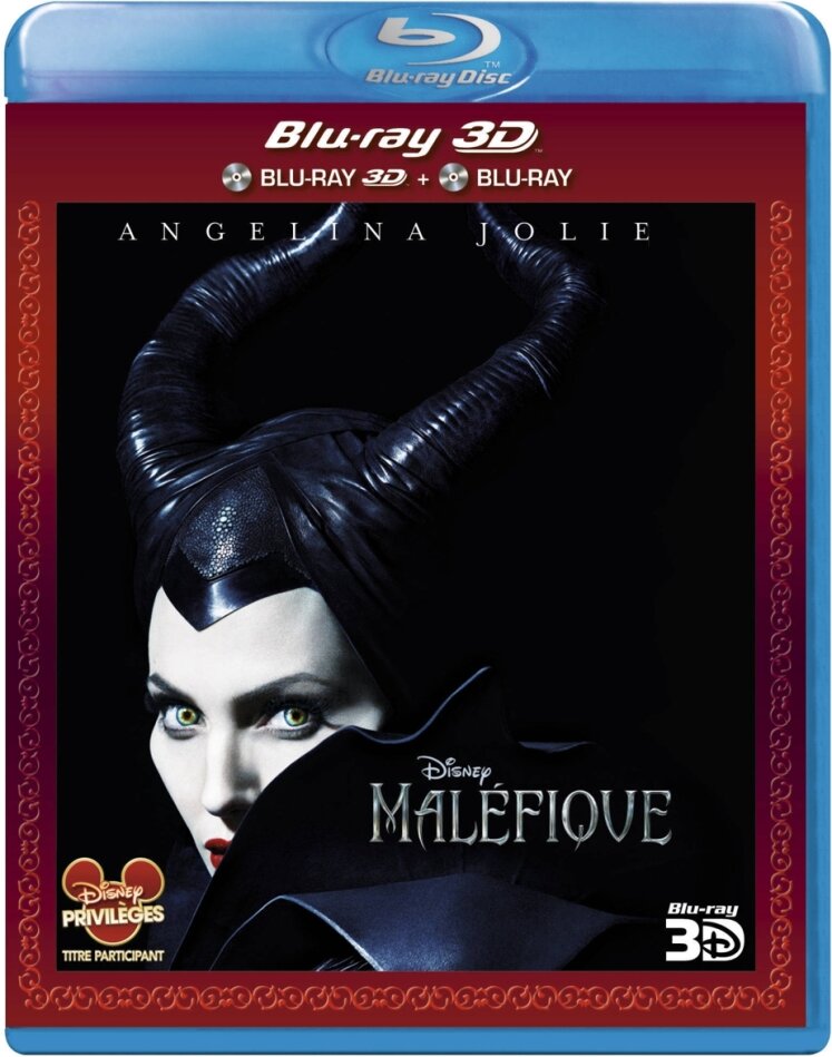 Maléfique (2014) Blu-ray 3D + Blu-ray