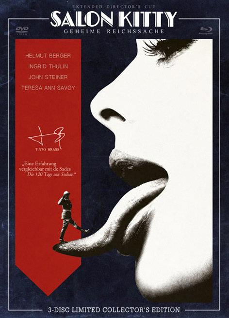 Tinto Brass - Salon Kitty (1976) Cover C, Collector's Edition, Limited Edition, Uncut, Blu-ray + 2 DVDs