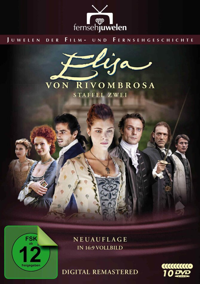 Elisa von Rivombrosa - Staffel 2 Riedizione, 10 DVD