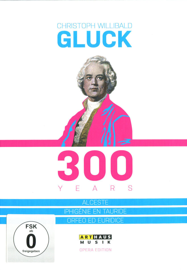 Various Artists - Gluck - Gluck 300 years Arthaus Musik, 3 DVDs
