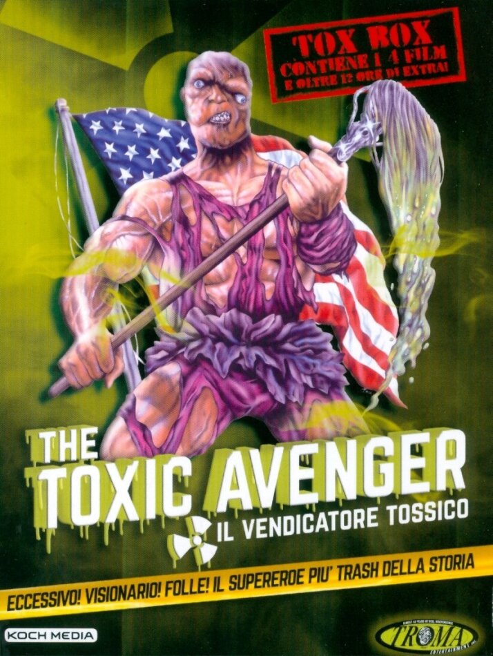The Toxic Avenger - Il Vendicatore Tossico - Tox Box - Part 1 - 4 4 DVDs