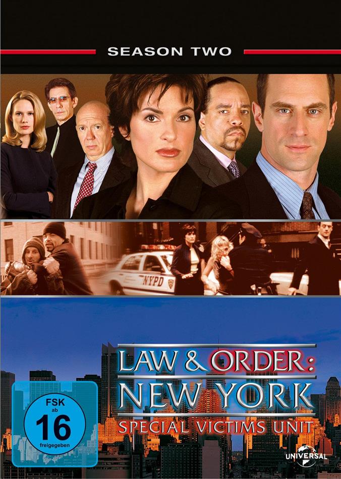 Law & Order - Special Victims Unit - Staffel 2 5 DVDs